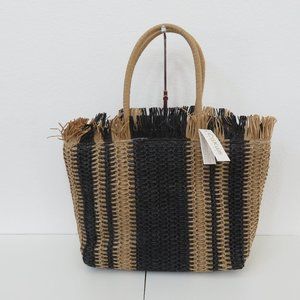Cee Klein New York Straw Tote Bag